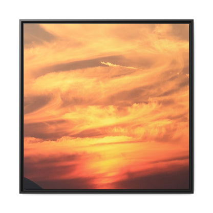 Burning Skies - Unique Stretched Canvas Wall Art - Art By Earth