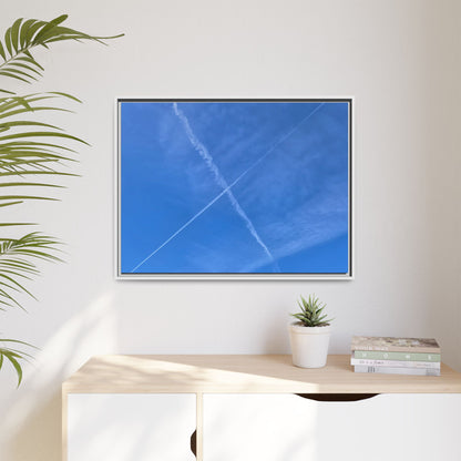 Sky Crossroads - Unique Stretched Canvas Wall Art - Art By Earth