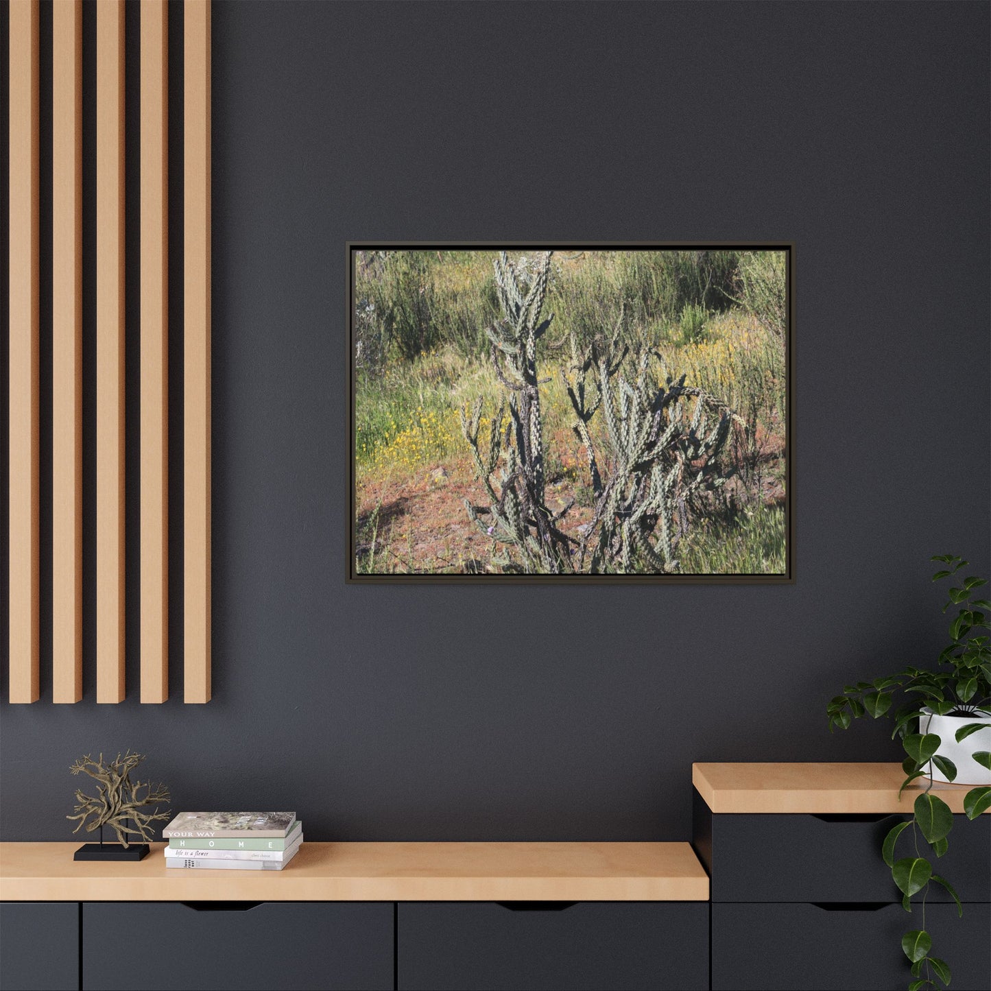 Wildflower Meadow - Unique Stretched Canvas Wall Art - Art By Earth