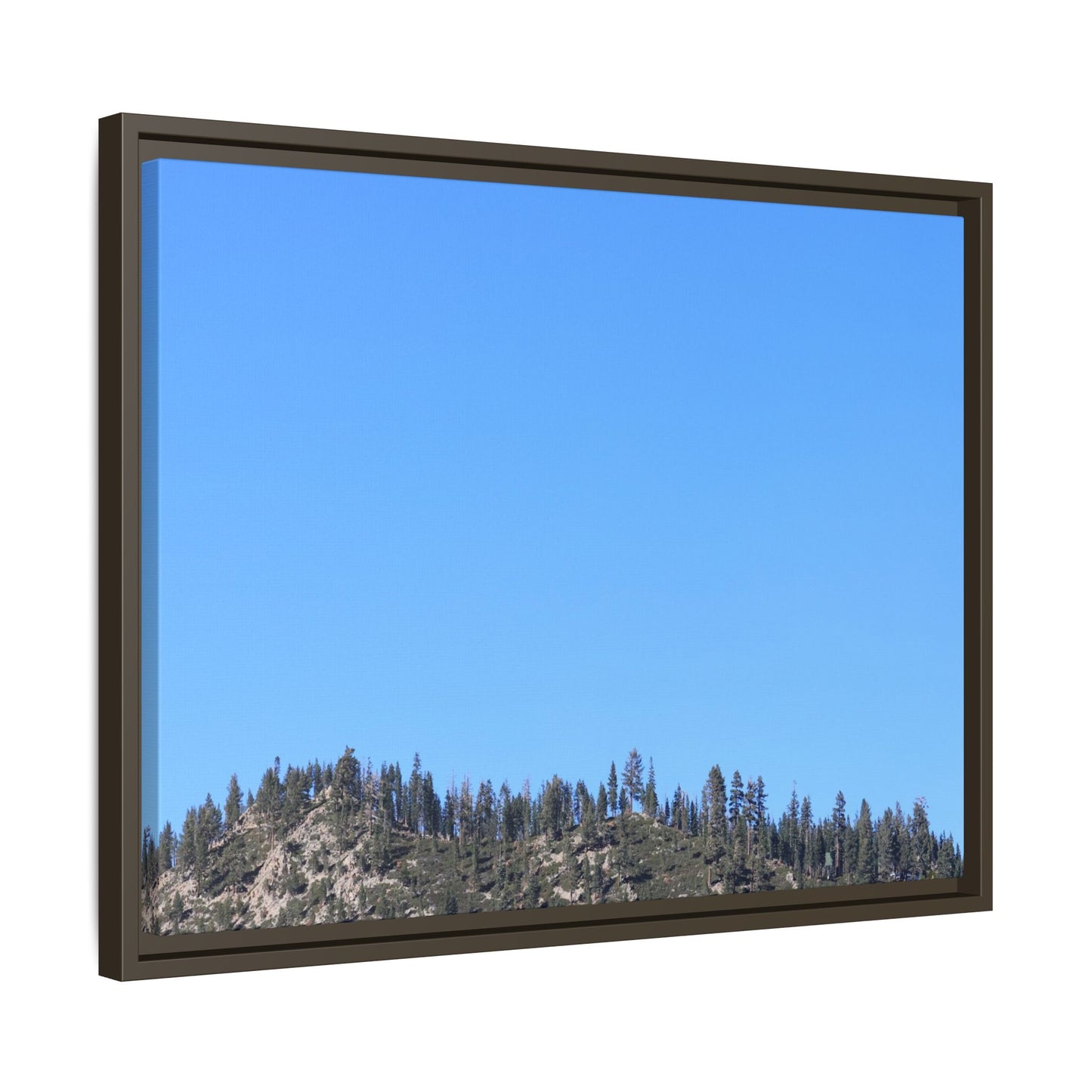 Blue Silence - Unique Stretched Canvas Wall Art