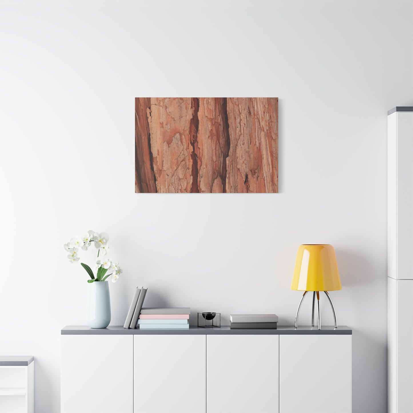 Bark Layers of Time - Unique Frameless Canvas Wall Art - Art By Earth