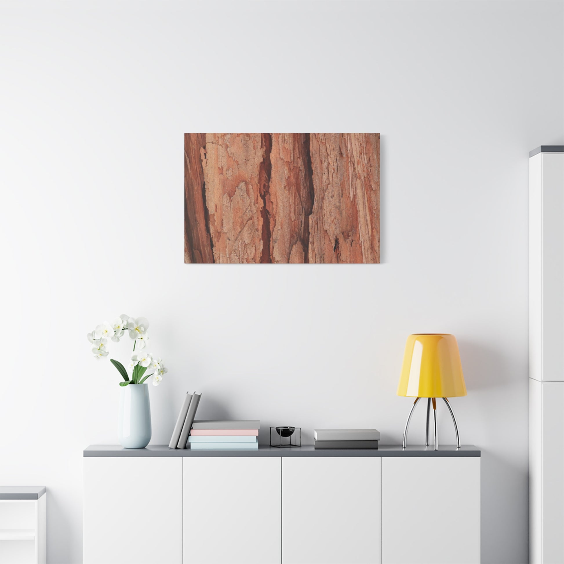 Bark Layers of Time - Unique Frameless Canvas Wall Art - Art By Earth