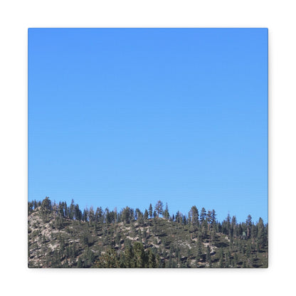 Mountain's Quiet Breath - Unique Frameless Canvas Wall Art
