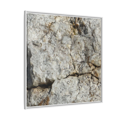 Weathered Limestone Formation - Unique Stretched Canvas Wall Art - Art By Earth