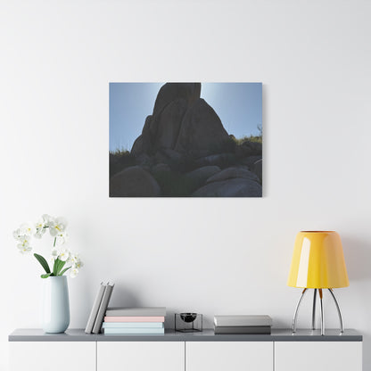 Rocks of Solitude - Unique Frameless Canvas Wall Art - Art By Earth
