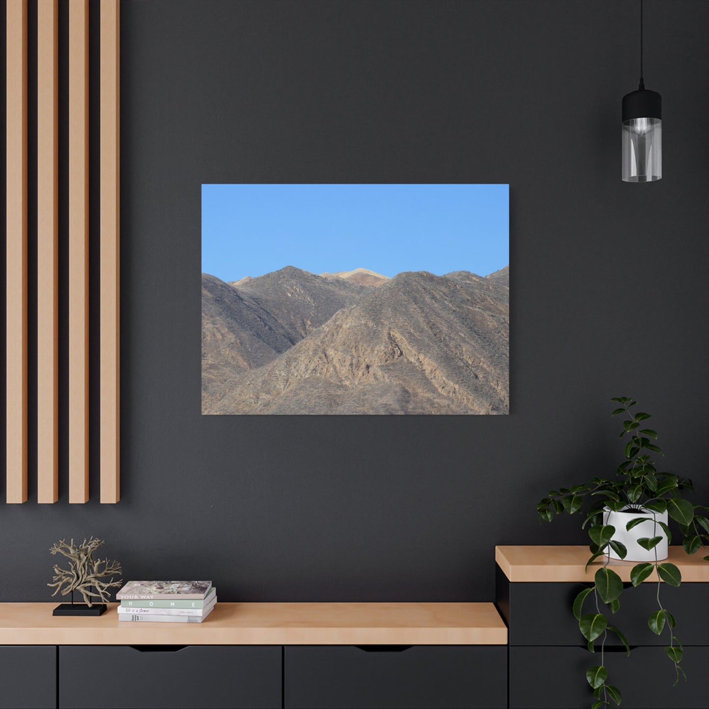 Silent Peaks - Unique Frameless Canvas Wall Art - Art By Earth