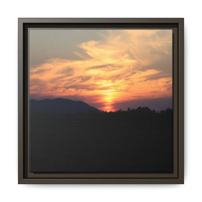 Gilded Horizon - Unique Stretched Canvas Wall Art - Art By Earth