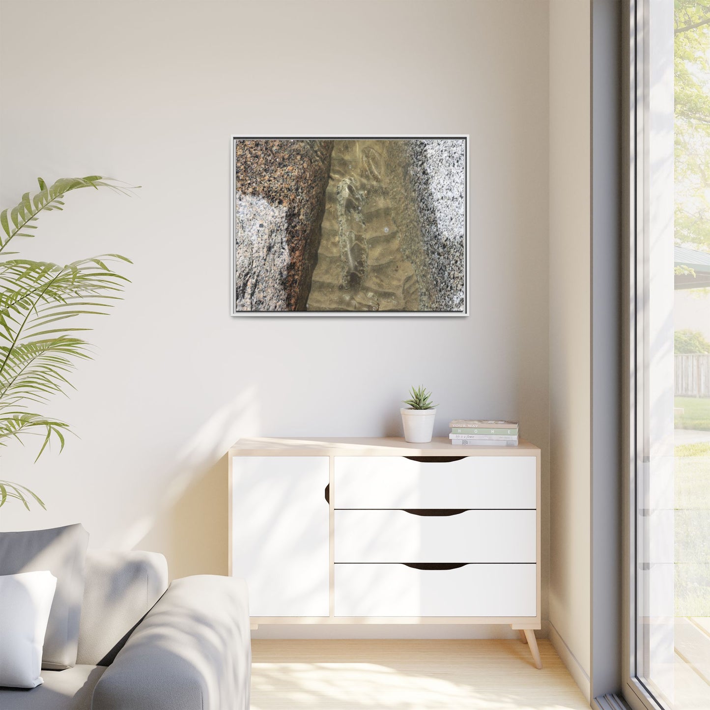 Between Concrete Walls - Unique Stretched Canvas Wall Art - Art By Earth