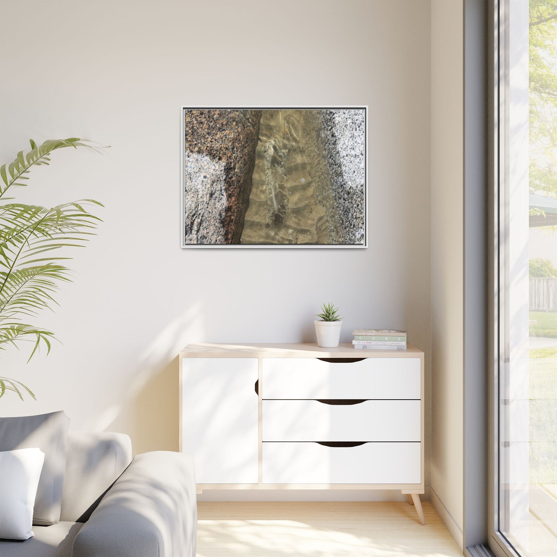 Between Concrete Walls - Unique Stretched Canvas Wall Art - Art By Earth