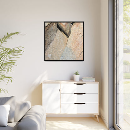Rock Fragment - Unique Stretched Canvas Wall Art - Art By Earth