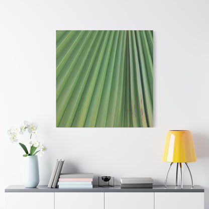 Palm Pulse - Unique Frameless Canvas Wall Art - Art By Earth