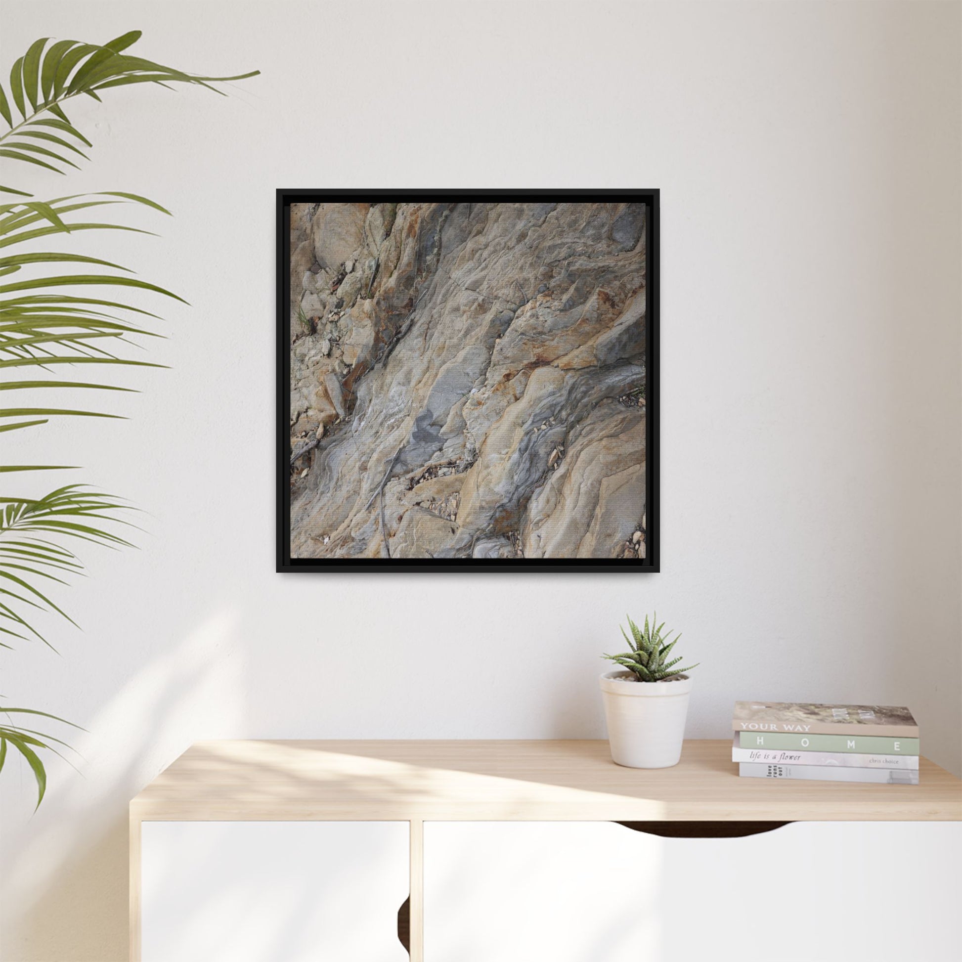 Layers of Earth's History - Unique Stretched Canvas Wall Art - Art By Earth
