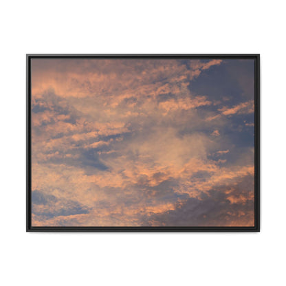 Sunset's Ethereal Canvas - Unique Stretched Canvas Wall Art - Art By Earth