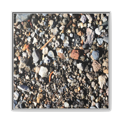 Stones and Soil - Unique Stretched Canvas Wall Art
