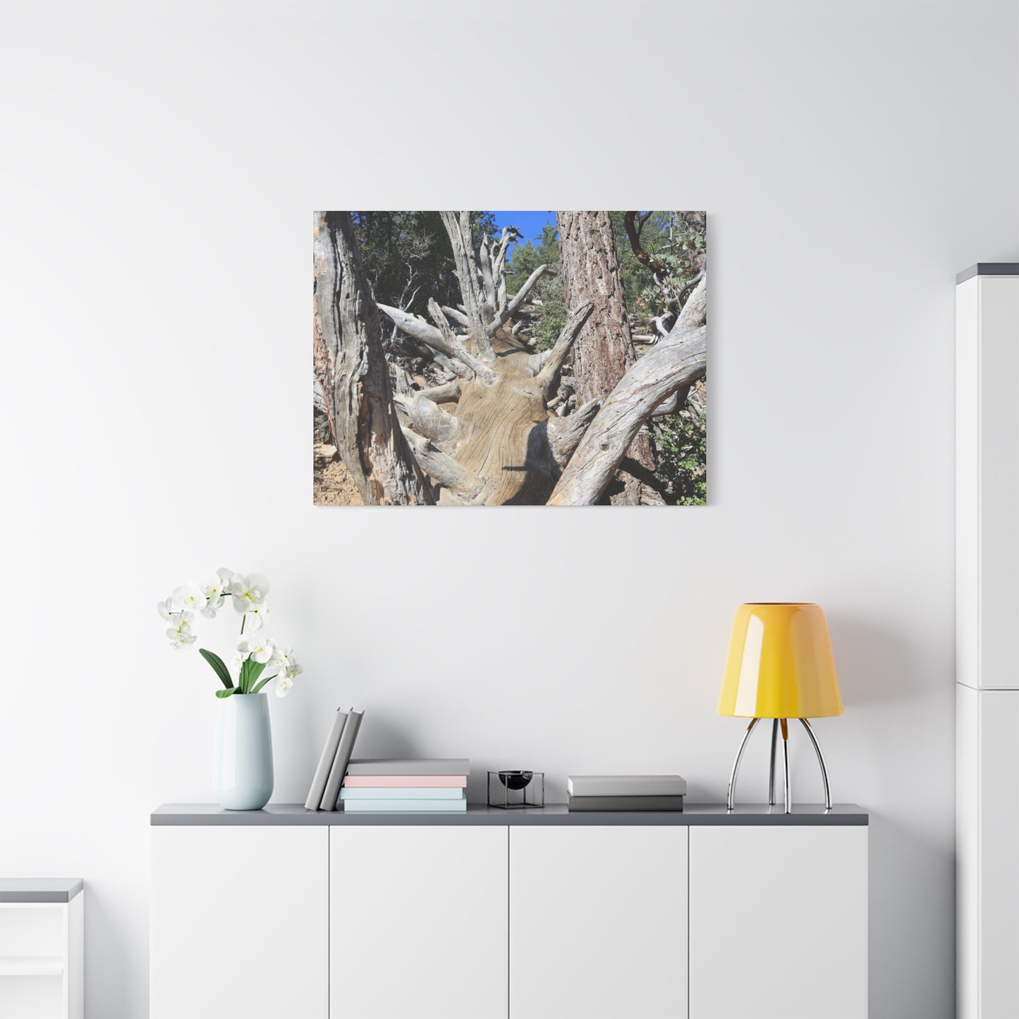 Twisted Roots - Unique Frameless Canvas Wall Art