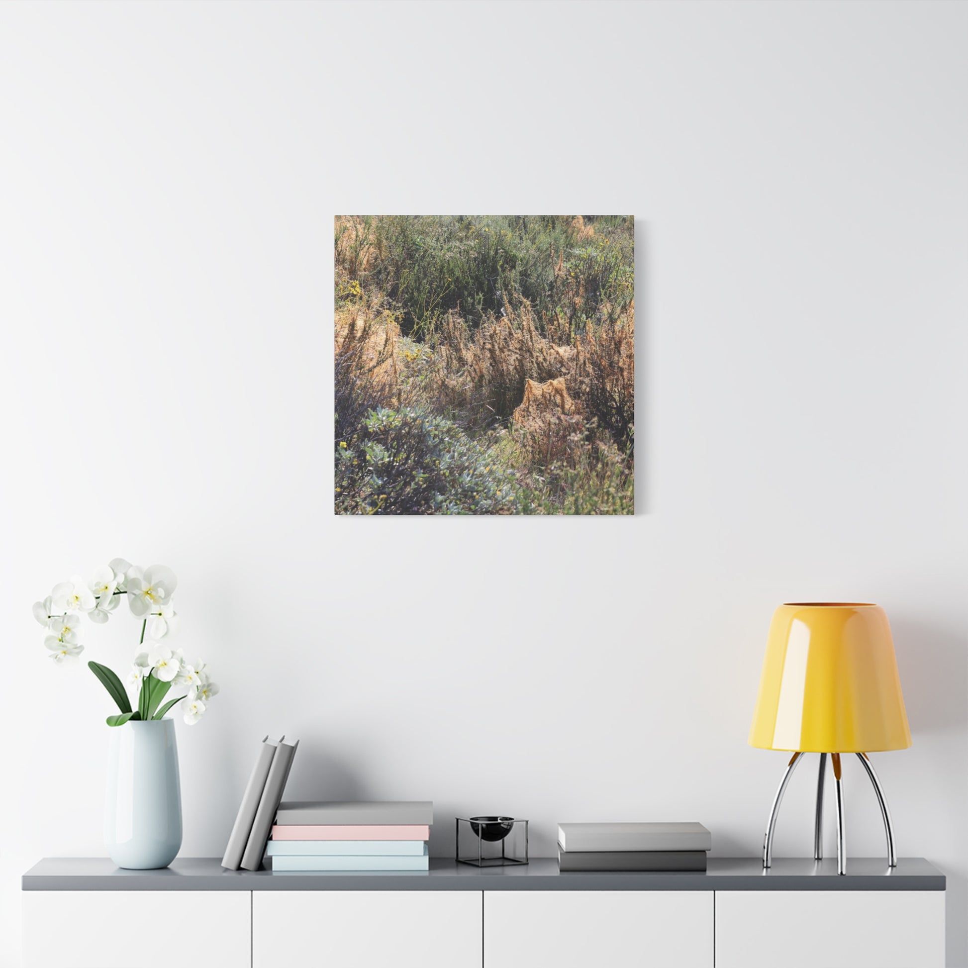 Sagebrush Desert Landscape - Unique Frameless Canvas Wall Art - Art By Earth
