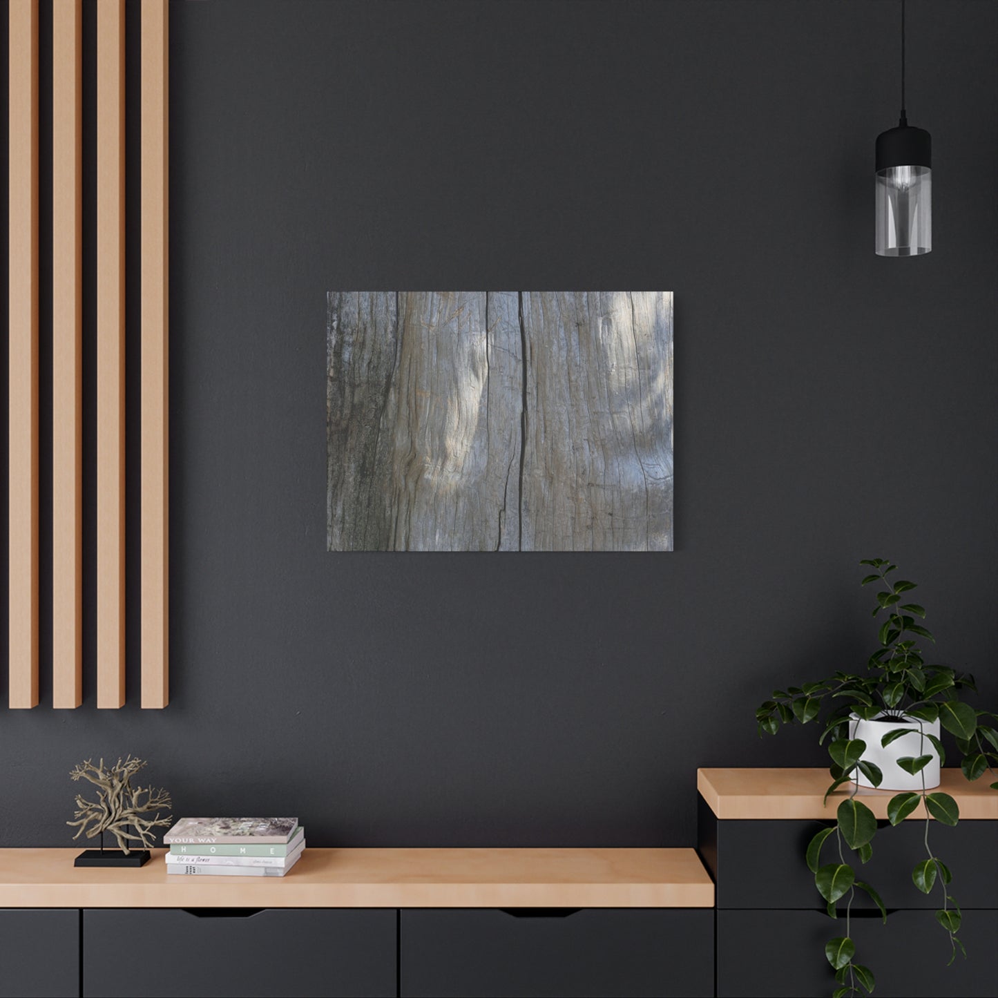 Split Log - Unique Frameless Canvas Wall Art
