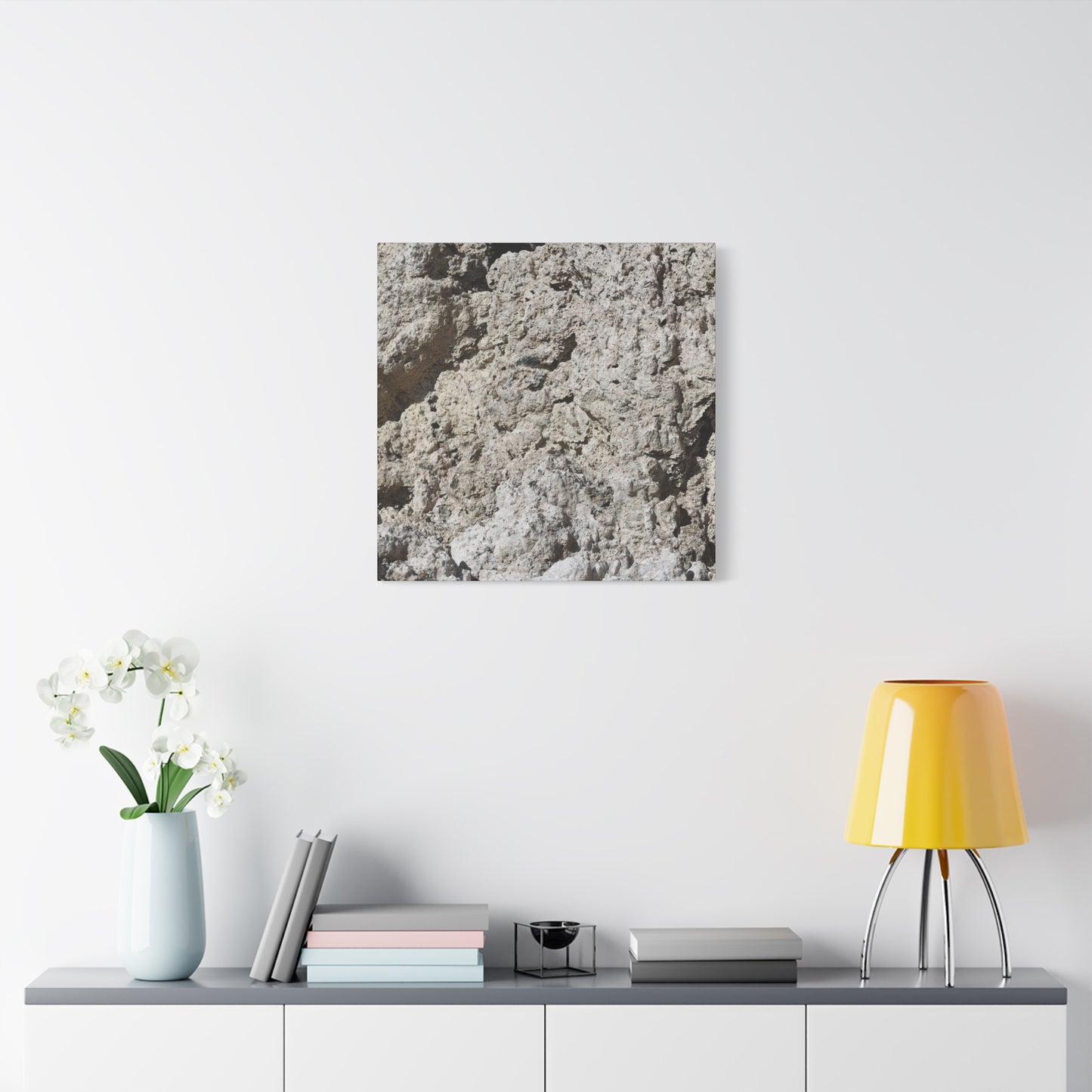 Limestone Symphony - Unique Frameless Canvas Wall Art