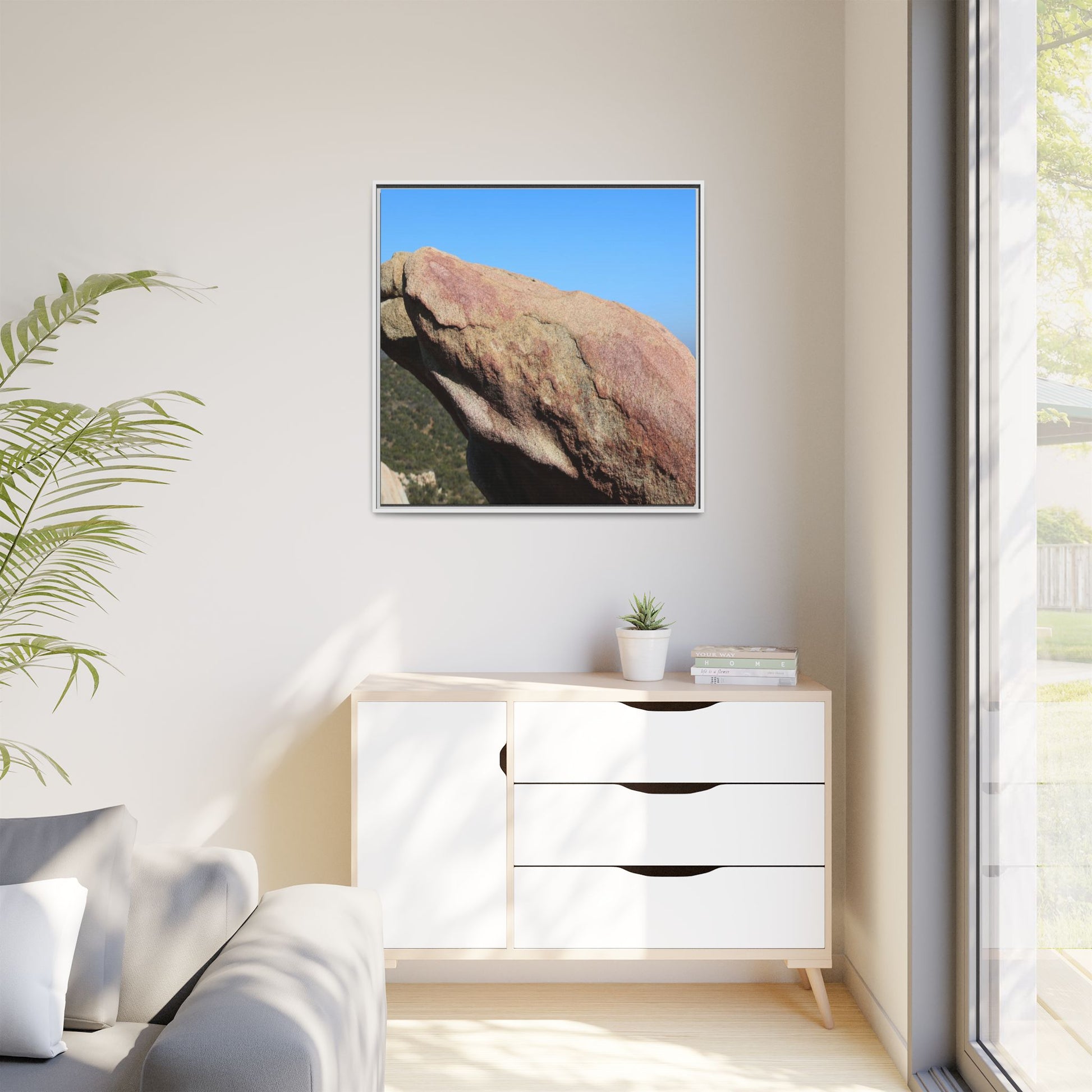 Sleeping Stone - Unique Stretched Canvas Wall Art - Art By Earth