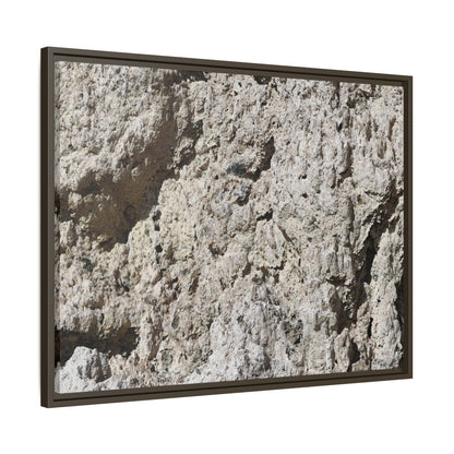 Weathered Stone Whispers - Unique Stretched Canvas Wall Art