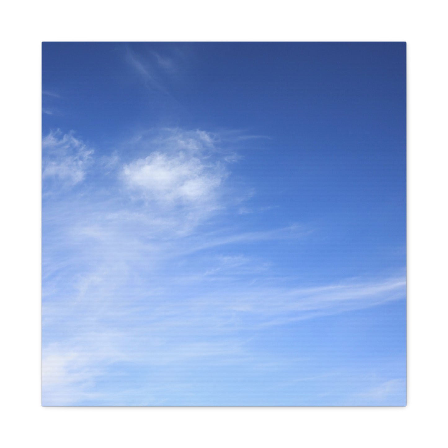 Blue Breath - Unique Frameless Canvas Wall Art - Art By Earth