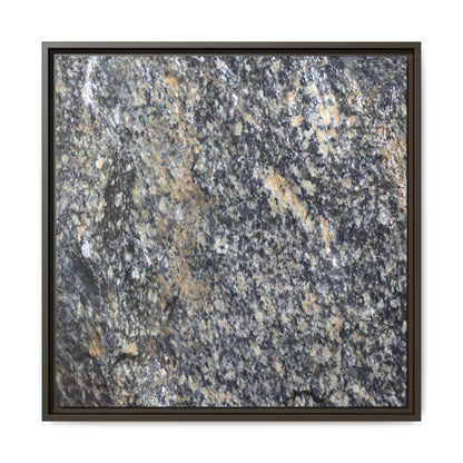 Crystalline Echoes - Unique Stretched Canvas Wall Art - Art By Earth