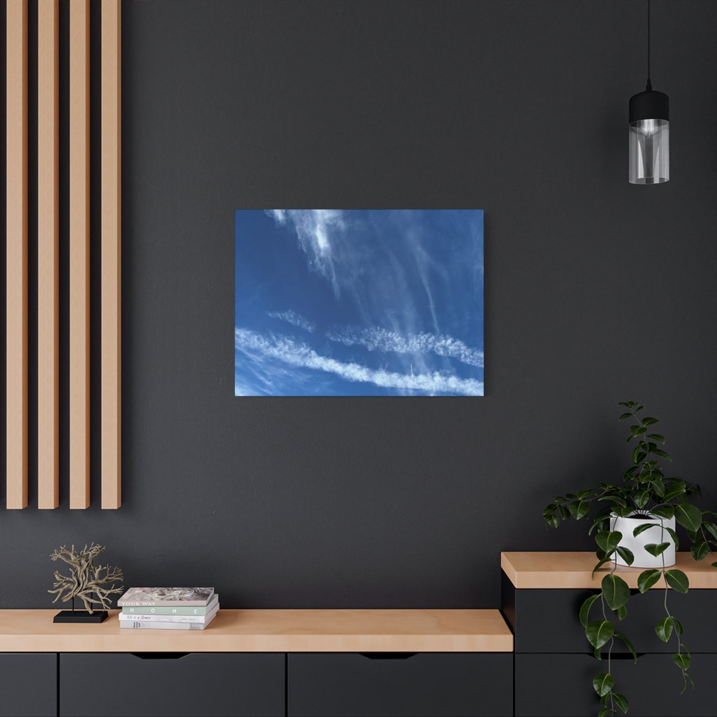 Sky's Poetry - Unique Frameless Canvas Wall Art - Art By Earth