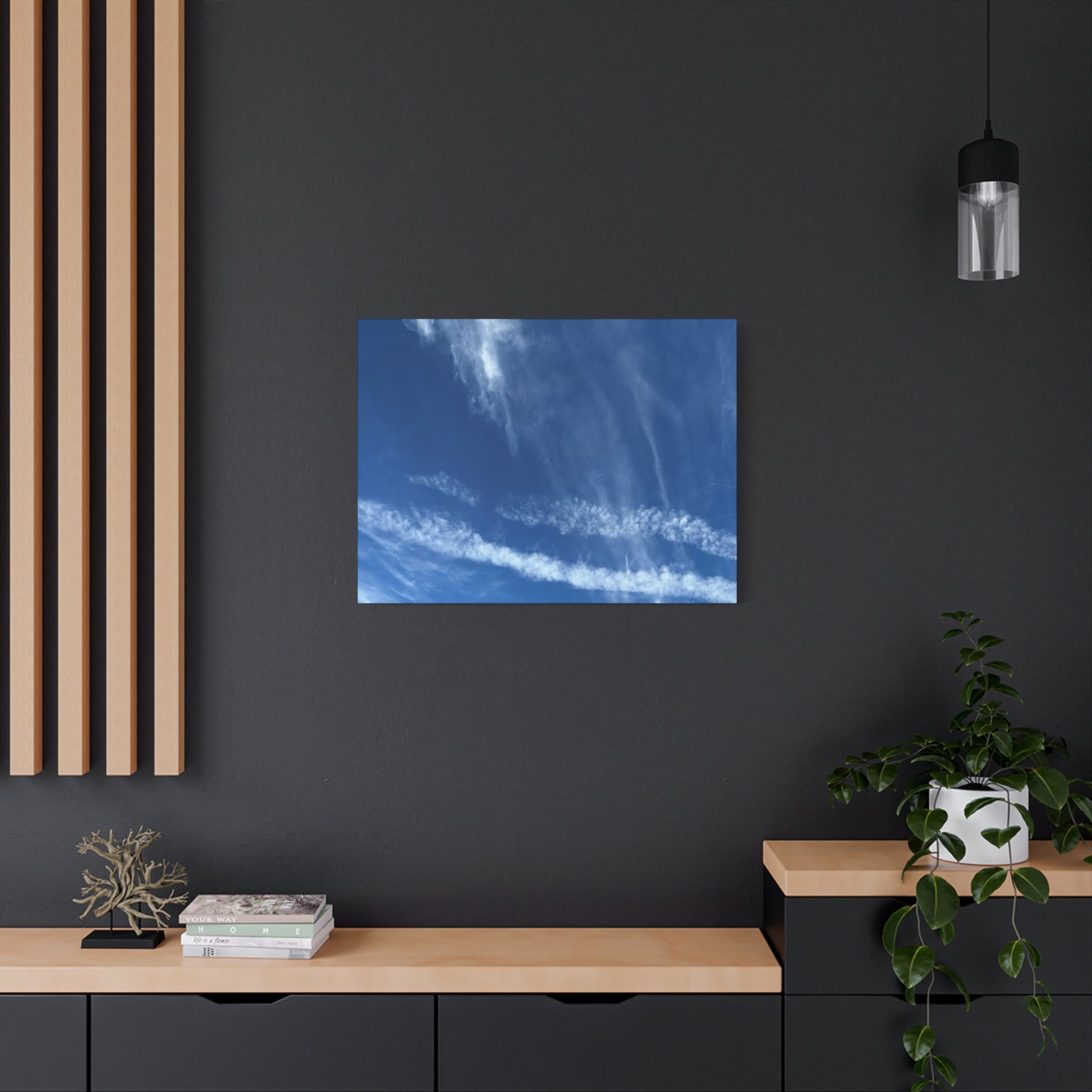 Sky's Poetry - Unique Frameless Canvas Wall Art - Art By Earth