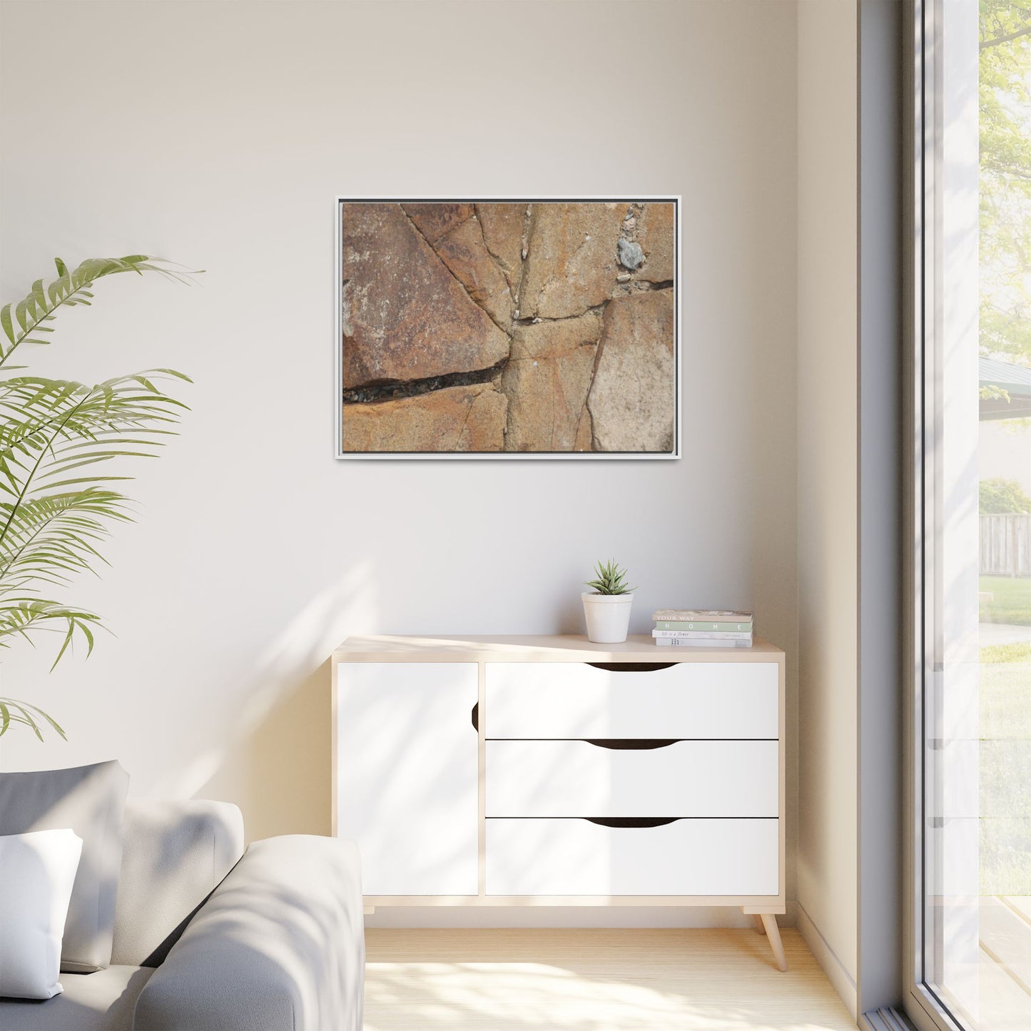 Rusty Crevices - Unique Stretched Canvas Wall Art - Art By Earth