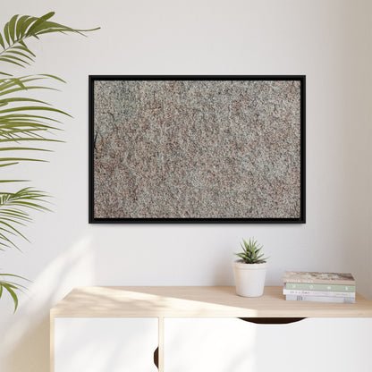 Granular Whispers - Unique Stretched Canvas Wall Art - Art By Earth