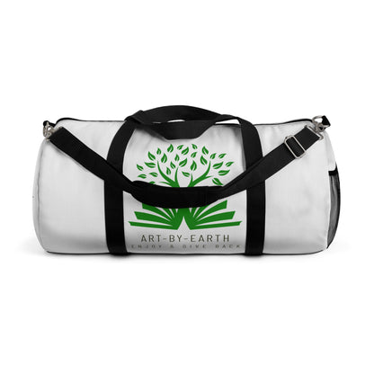 White - ART BY EARTH DUFFEL BAG
