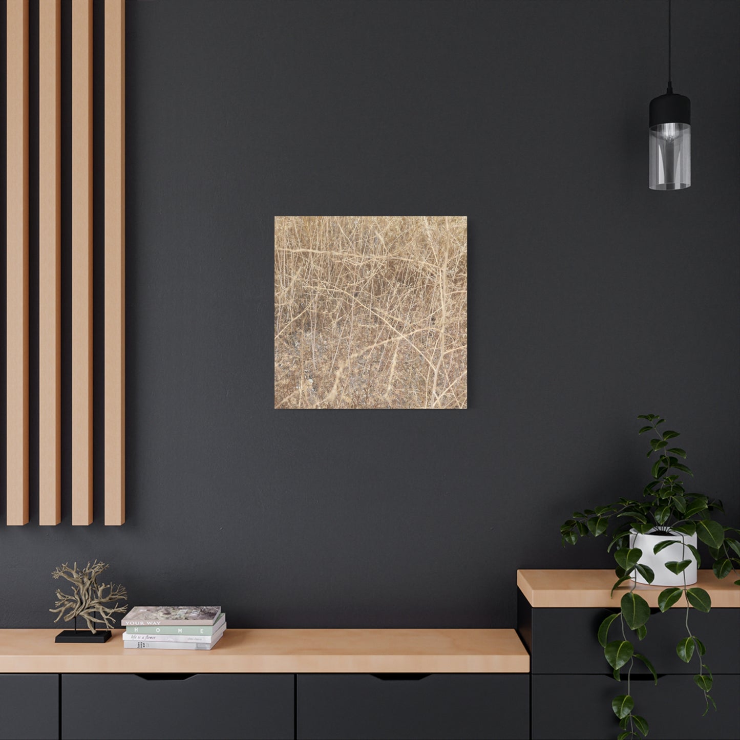 Dry Echoes - Unique Frameless Canvas Wall Art - Art By Earth