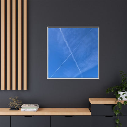 Sky Crossroads - Unique Stretched Canvas Wall Art - Art By Earth