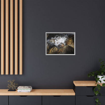 Cascading Momentum - Unique Stretched Canvas Wall Art - Art By Earth