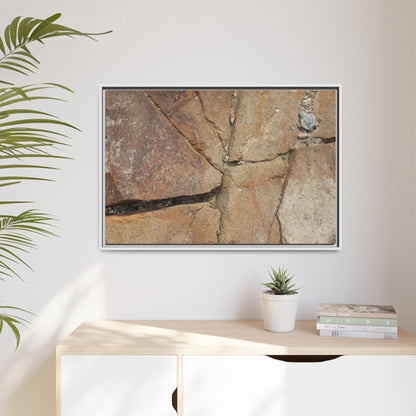 Rusty Crevices - Unique Stretched Canvas Wall Art - Art By Earth