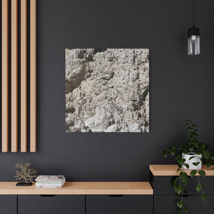 Limestone Symphony - Unique Frameless Canvas Wall Art