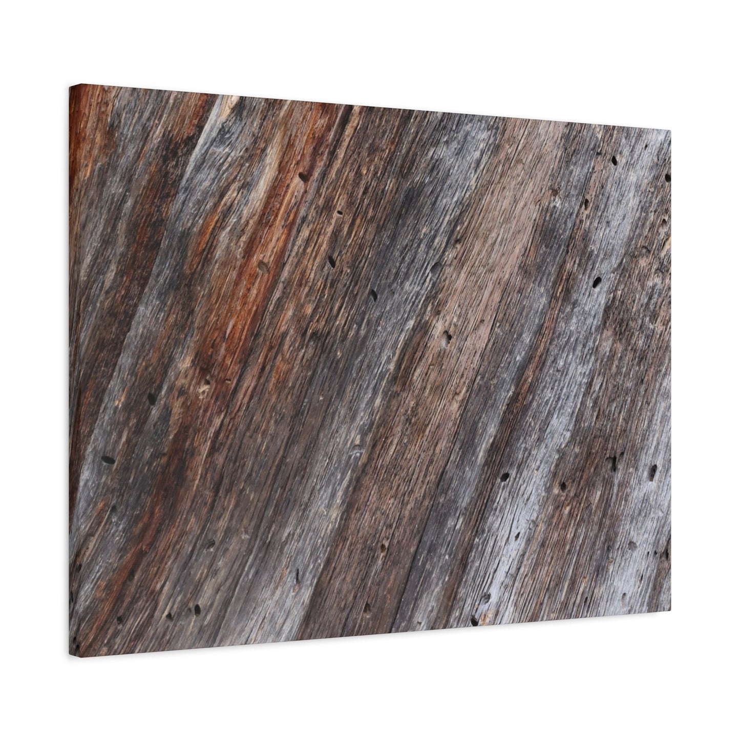 Aged Timber Surface - Unique Frameless Canvas Wall Art - Art By Earth