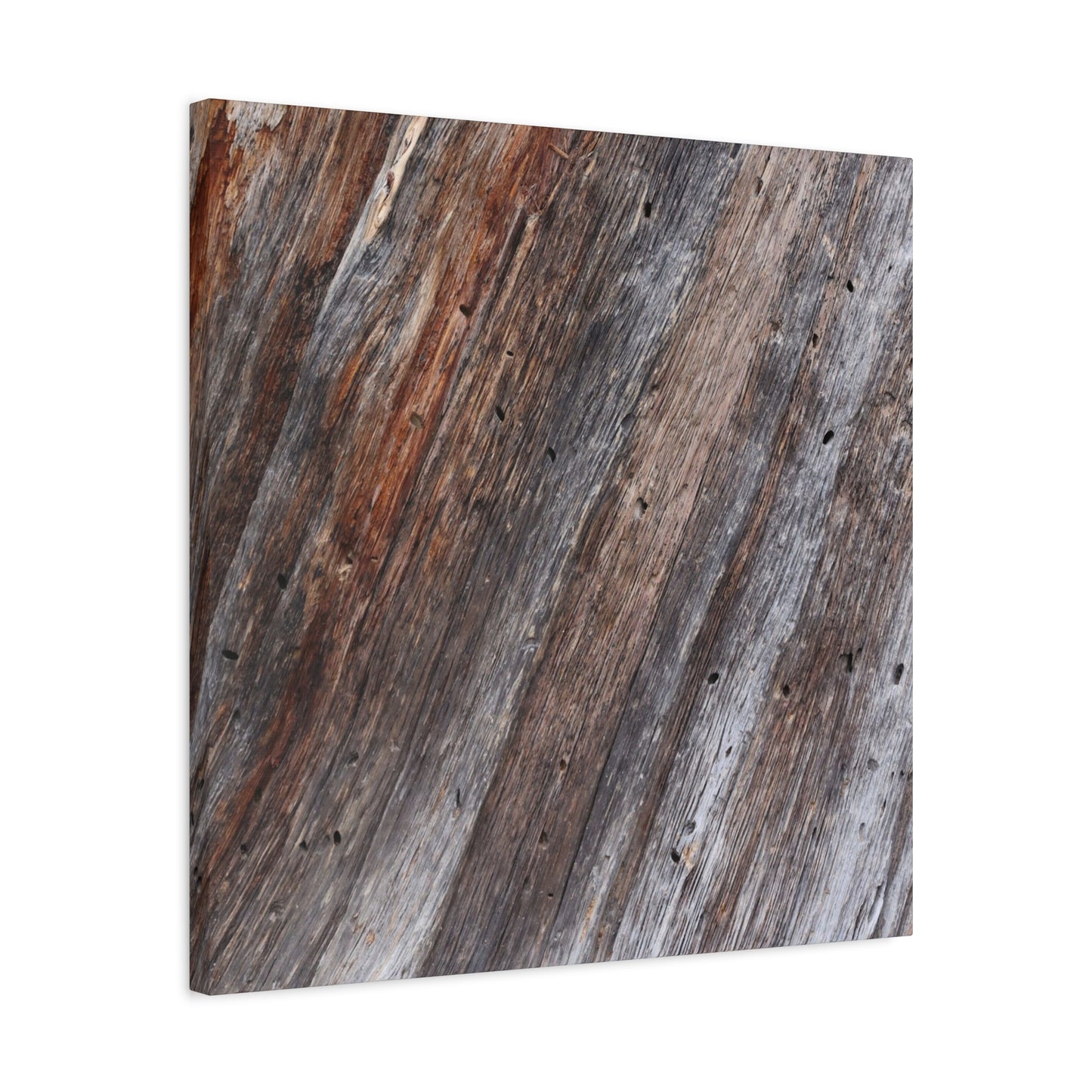 Aged Timber Surface - Unique Frameless Canvas Wall Art - Art By Earth