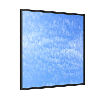 Wispy Blue Dreams - Unique Stretched Canvas Wall Art - Art By Earth