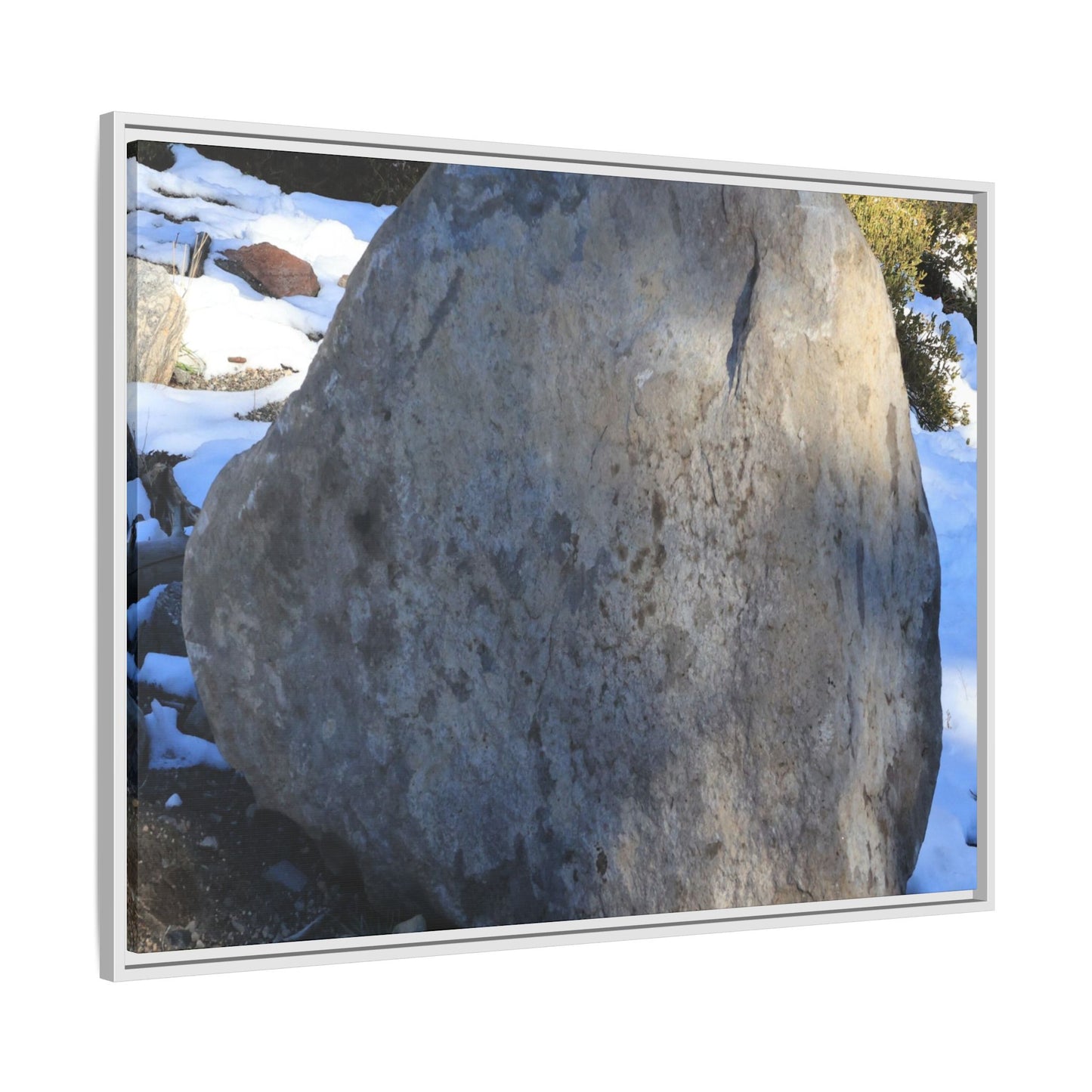 Glacial Solitude - Unique Stretched Canvas Wall Art