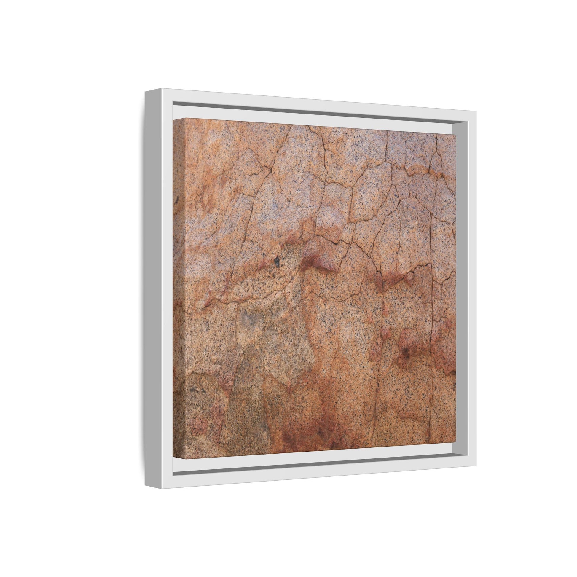 Russet Fissures - Unique Stretched Canvas Wall Art - Art By Earth