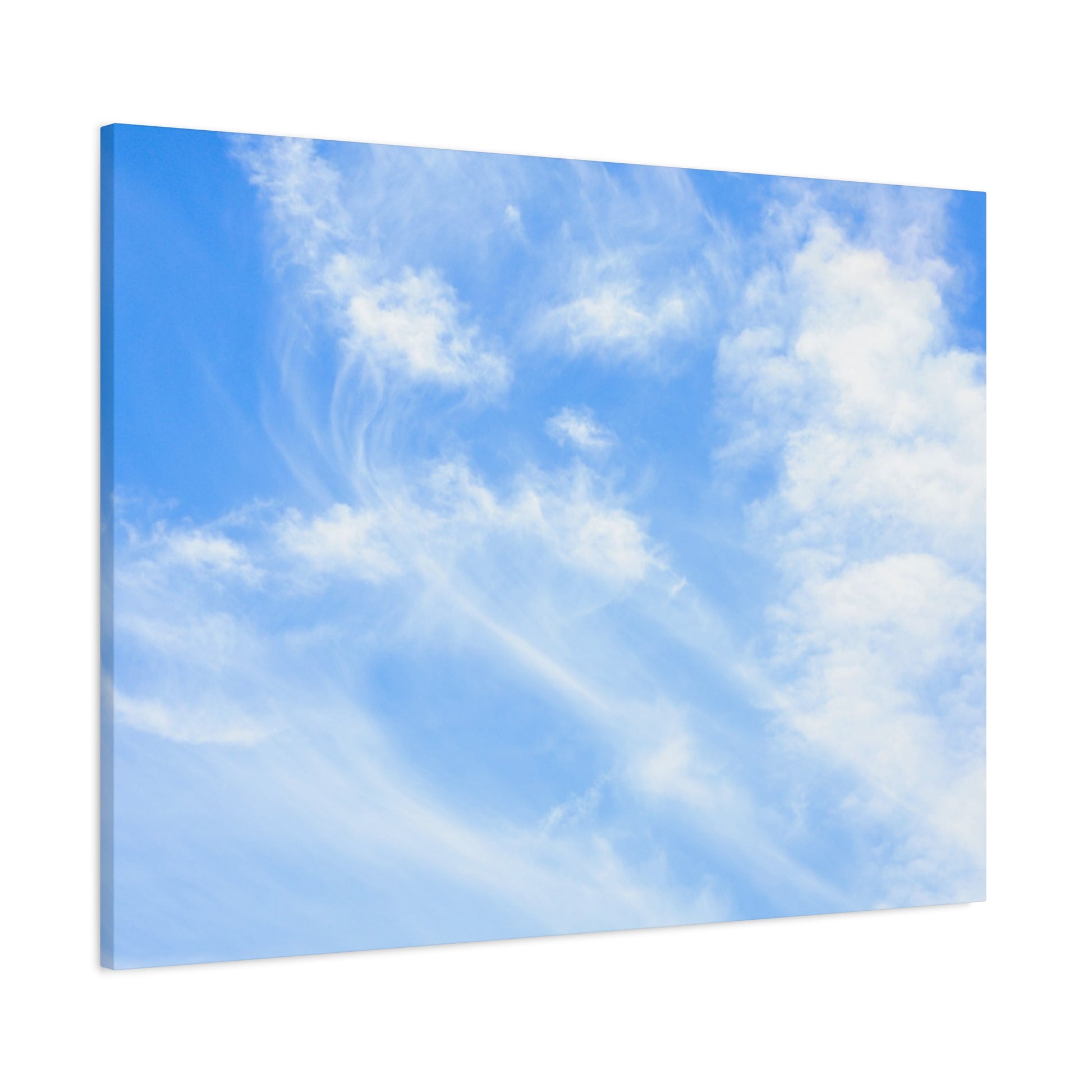 Whispers of Cerulean - Unique Frameless Canvas Wall Art - Art By Earth