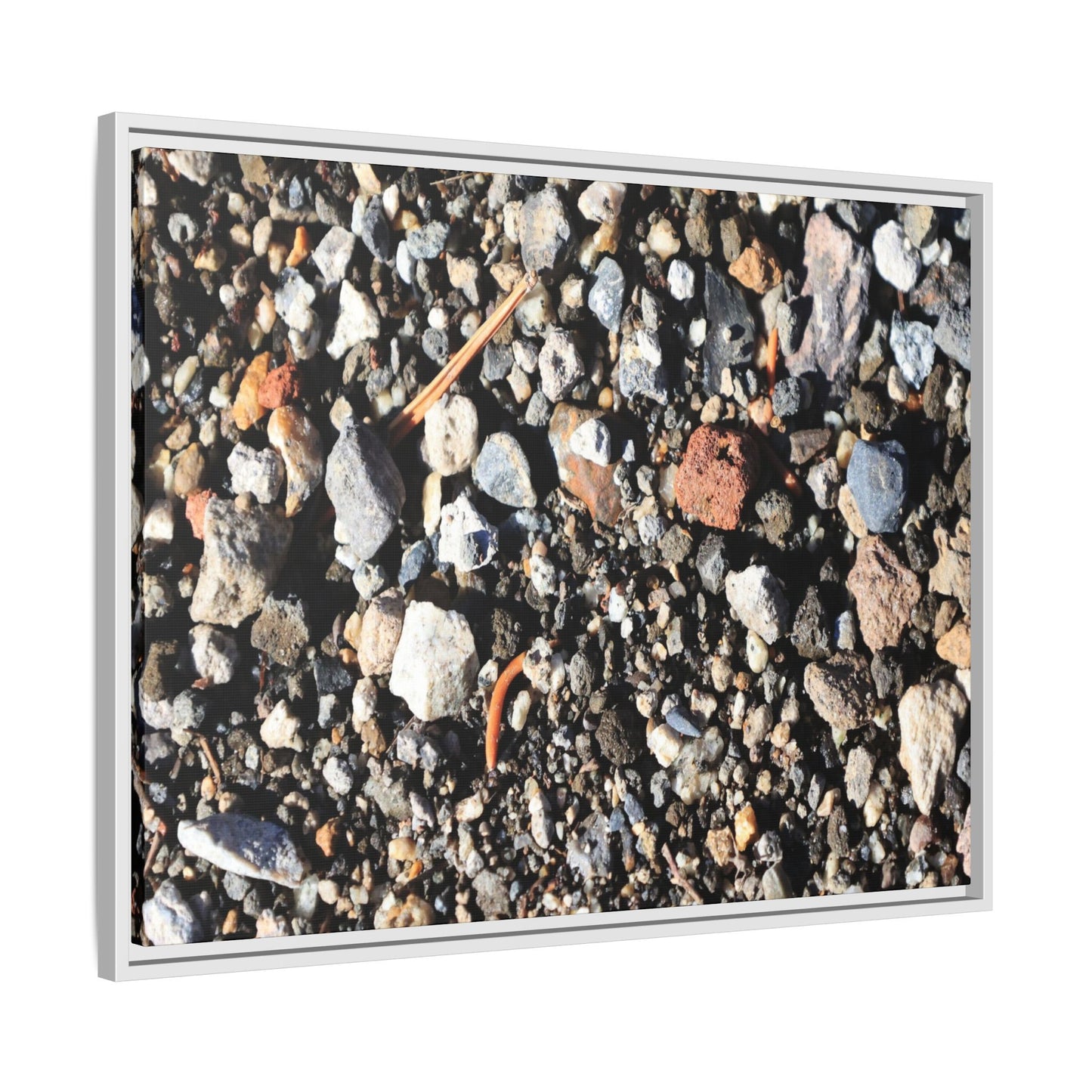 Stones and Soil - Unique Stretched Canvas Wall Art