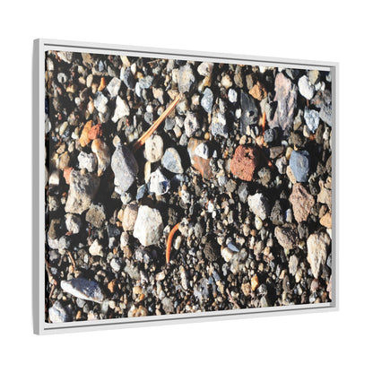 Stones and Soil - Unique Stretched Canvas Wall Art