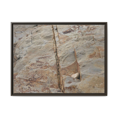 Sedimentary Symphony - Unique Stretched Canvas Wall Art - Art By Earth
