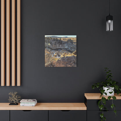 Canyon's Breath - Unique Frameless Canvas Wall Art