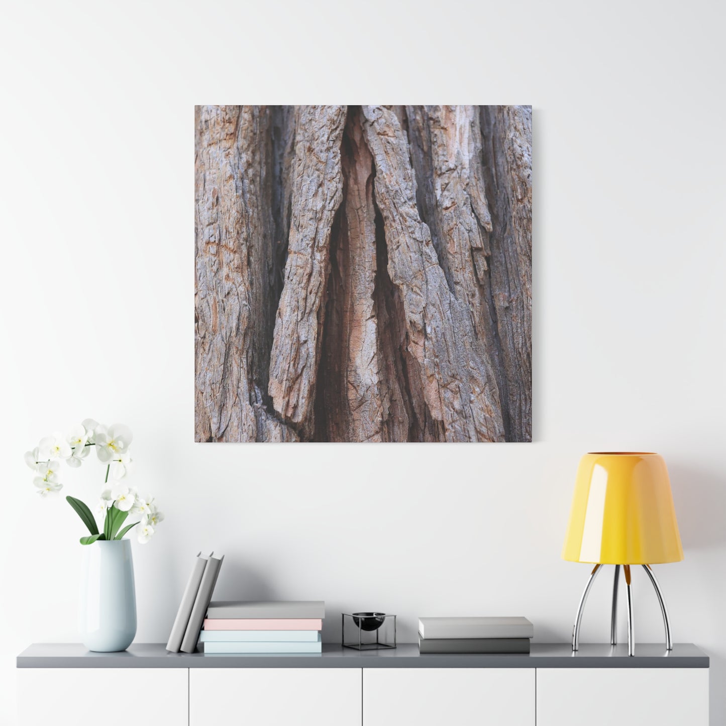 Fractured Skin of Time - Unique Frameless Canvas Wall Art - Art By Earth