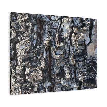 Textured Whispers of the Ancient Tree - Unique Frameless Canvas Wall Art - Art By Earth