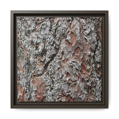 Bark Texture Symphony - Unique Stretched Canvas Wall Art - Art By Earth
