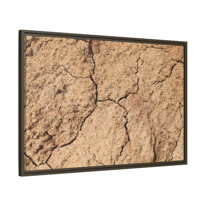 Parched Land - Unique Stretched Canvas Wall Art - Art By Earth